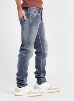 LE TEMPS DES CERISES 700/11 - Grey Slim-fit Cotton-blend Jeans -Deals Mode Modee Store 3841422