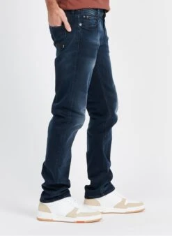 LE TEMPS DES CERISES 800/12 - Faded Jeans Faded Cotton-blend Straight-leg Jeans -Deals Mode Modee Store 3841431