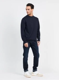 LE TEMPS DES CERISES 700/11JO - Faded Jeans Faded Cotton-blend Slim-fit Jeans -Deals Mode Modee Store 3841499