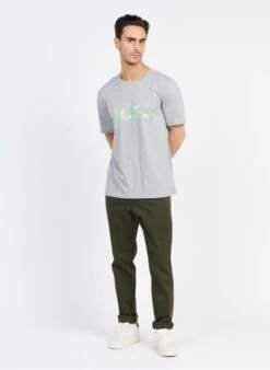 Selected Khaki Slim-fit Organic Cotton Pants -Deals Mode Modee Store 3841589