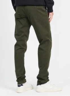 Selected Khaki Slim-fit Organic Cotton Pants -Deals Mode Modee Store 3841616