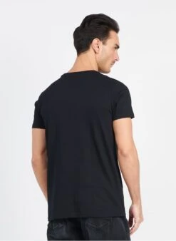 LE TEMPS DES CERISES PAIA - Black Regular-fit Round-neck Cotton T-shirt -Deals Mode Modee Store 3841753