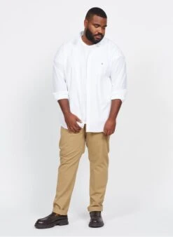 Gant White Regular-fit Cotton Shirt With Button-down Collar -Deals Mode Modee Store 3868357