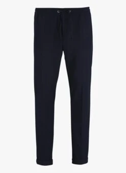 Ikks Blue Stretchy Carrot Pants