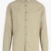 Ikks Khaki Slim-fit Cotton Shirt
