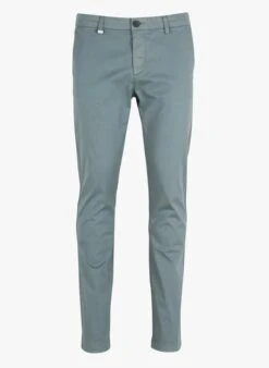 Ikks Blue Cotton Chinos