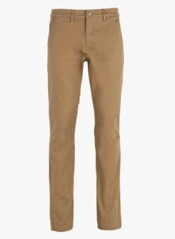 Selected Brown Slim-fit Cotton Chinos