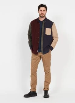 Selected Brown Slim-fit Cotton Chinos -Deals Mode Modee Store 3949620