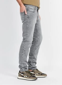Ikks Grey Slim-fit Cotton-blend Jeans -Deals Mode Modee Store 3952368