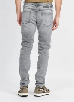 Ikks Grey Slim-fit Cotton-blend Jeans -Deals Mode Modee Store 3952369