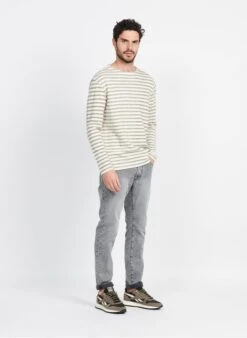 Ikks Grey Slim-fit Cotton-blend Jeans -Deals Mode Modee Store 3952383