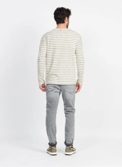 Ikks Grey Slim-fit Cotton-blend Jeans -Deals Mode Modee Store 3952384