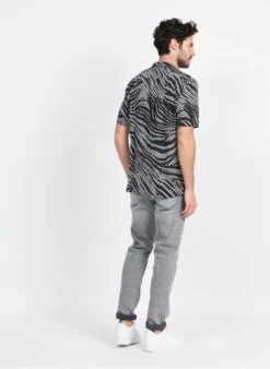 Ikks Grey Slim-fit Cotton-blend Jeans -Deals Mode Modee Store 3952391