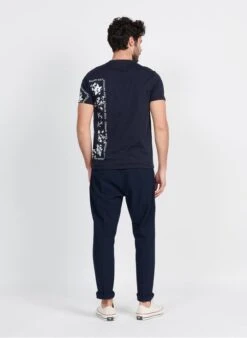 Ikks Blue Stretchy Carrot Pants -Deals Mode Modee Store 3952470