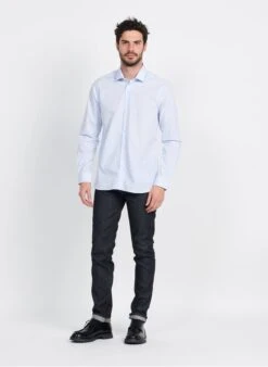 Grey Organic Cotton Slim-fit Jeans -Deals Mode Modee Store 3952511