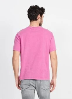 Ikks Pink Round-neck Cotton T-shirt -Deals Mode Modee Store 3954888
