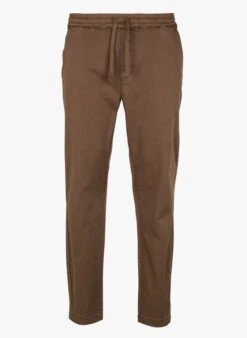Minimum WIZZA - Brown Straight-leg Cotton-blend Pants