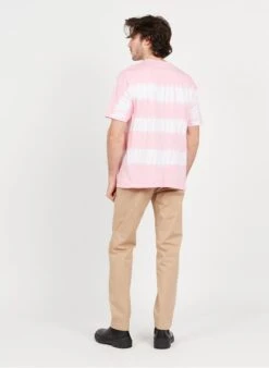 Scotch And Soda Pink Regular-fit Round-neck Tie-dye Print Cotton T-shirt -Deals Mode Modee Store 3974302