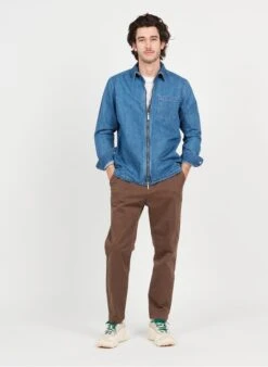 Minimum WIZZA - Brown Straight-leg Cotton-blend Pants -Deals Mode Modee Store 3974554