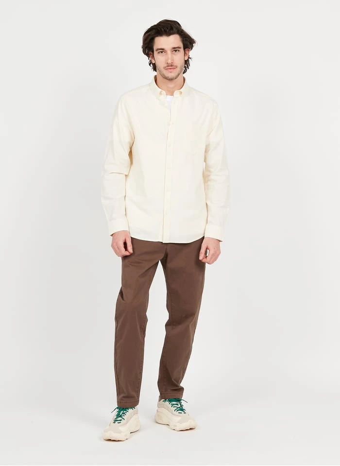 Minimum JAY - White Regular-fit Organic Cotton Shirt 6 Minimum JAY - White Regular-fit Organic Cotton Shirt - Image 6