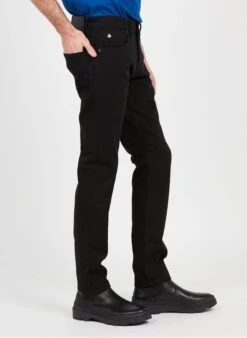Scotch And Soda Black Organic Cotton-blend Slim-fit Jeans -Deals Mode Modee Store 3974702
