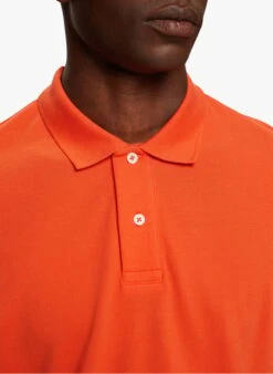 ESPRIT Red Regular-fit Cotton Polo Shirt -Deals Mode Modee Store 3979922
