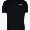 Black Hackett X Aston Martin Regular-fit Cotton Polo Shirt