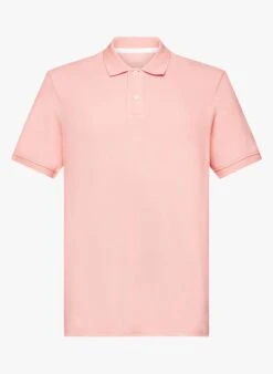 ESPRIT Pink Regular-fit Cotton Polo Shirt
