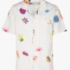 PAUL SMITH White Printed Short-sleeved Shirt