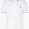 PAUL SMITH White Slim-fit Cotton Polo Shirt