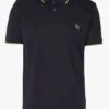 PAUL SMITH Blue Slim-fit Cotton Polo Shirt