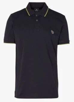 PAUL SMITH Blue Slim-fit Cotton Polo Shirt