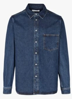 Samsoe Samsoe DAMON - Raw Denim Denim Shirt