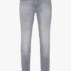 Selected Faded Jeans Cotton-blend Straight-leg Jeans