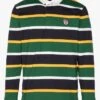 Gant Green Striped Rugby Polo Shirt