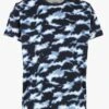 Pepe Jeans REM - Blue Cotton T-shirt With Camouflage Pattern