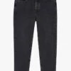 American Vintage YOPDAY - Black Straight-leg Cotton Jeans