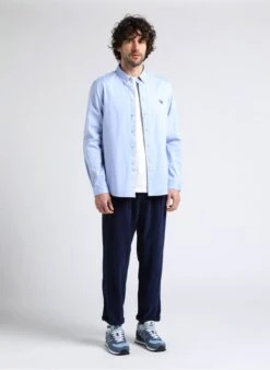 PAUL SMITH Blue Regular-fit Cotton Shirt With Classic Collar -Deals Mode Modee Store 4016768