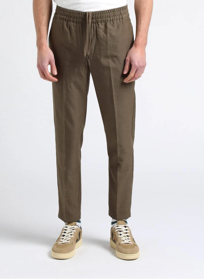 Samsoe Samsoe SMITHY - Grey Slim-fit Pants 2 Samsoe Samsoe SMITHY - Grey Slim-fit Pants - Image 2