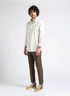 Samsoe Samsoe SMITHY - Grey Slim-fit Pants 34 Samsoe Samsoe SMITHY - Grey Slim-fit Pants -Deals Mode Modee Store 4016803