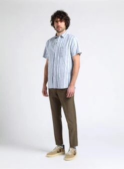 Samsoe Samsoe SMITHY - Grey Slim-fit Pants 36 Samsoe Samsoe SMITHY - Grey Slim-fit Pants -Deals Mode Modee Store 4016808