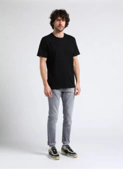 Selected Faded Jeans Cotton-blend Straight-leg Jeans -Deals Mode Modee Store 4016846