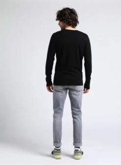 Selected Faded Jeans Cotton-blend Straight-leg Jeans -Deals Mode Modee Store 4016848