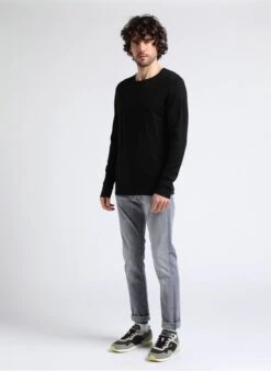 Selected Faded Jeans Cotton-blend Straight-leg Jeans -Deals Mode Modee Store 4016849