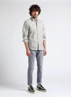 Selected Faded Jeans Cotton-blend Straight-leg Jeans -Deals Mode Modee Store 4016852 1