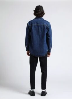 Samsoe Samsoe DAMON - Raw Denim Denim Shirt -Deals Mode Modee Store 4016857
