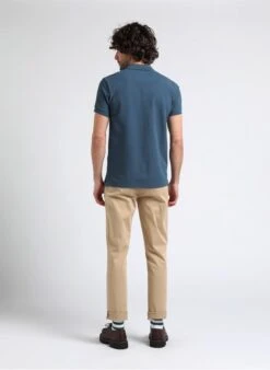 PAUL SMITH Blue Regular-fit Embroidered Cotton Piqué Polo Shirt -Deals Mode Modee Store 4016893