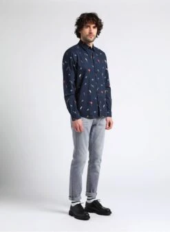 Selected Faded Jeans Cotton-blend Straight-leg Jeans -Deals Mode Modee Store 4017003 1