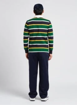 Gant Green Striped Rugby Polo Shirt 7 Gant Green Striped Rugby Polo Shirt -Deals Mode Modee Store 4017199