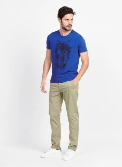 Ikks Khaki Cotton Chinos -Deals Mode Modee Store 4017898 1